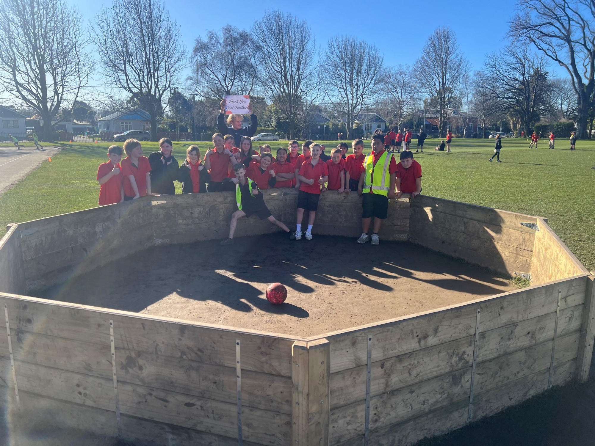 Opawa school gaga pit